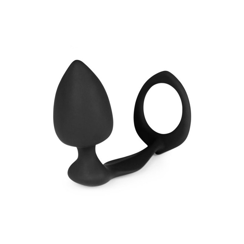 Generique Plug et Cockring Silicone 8cm